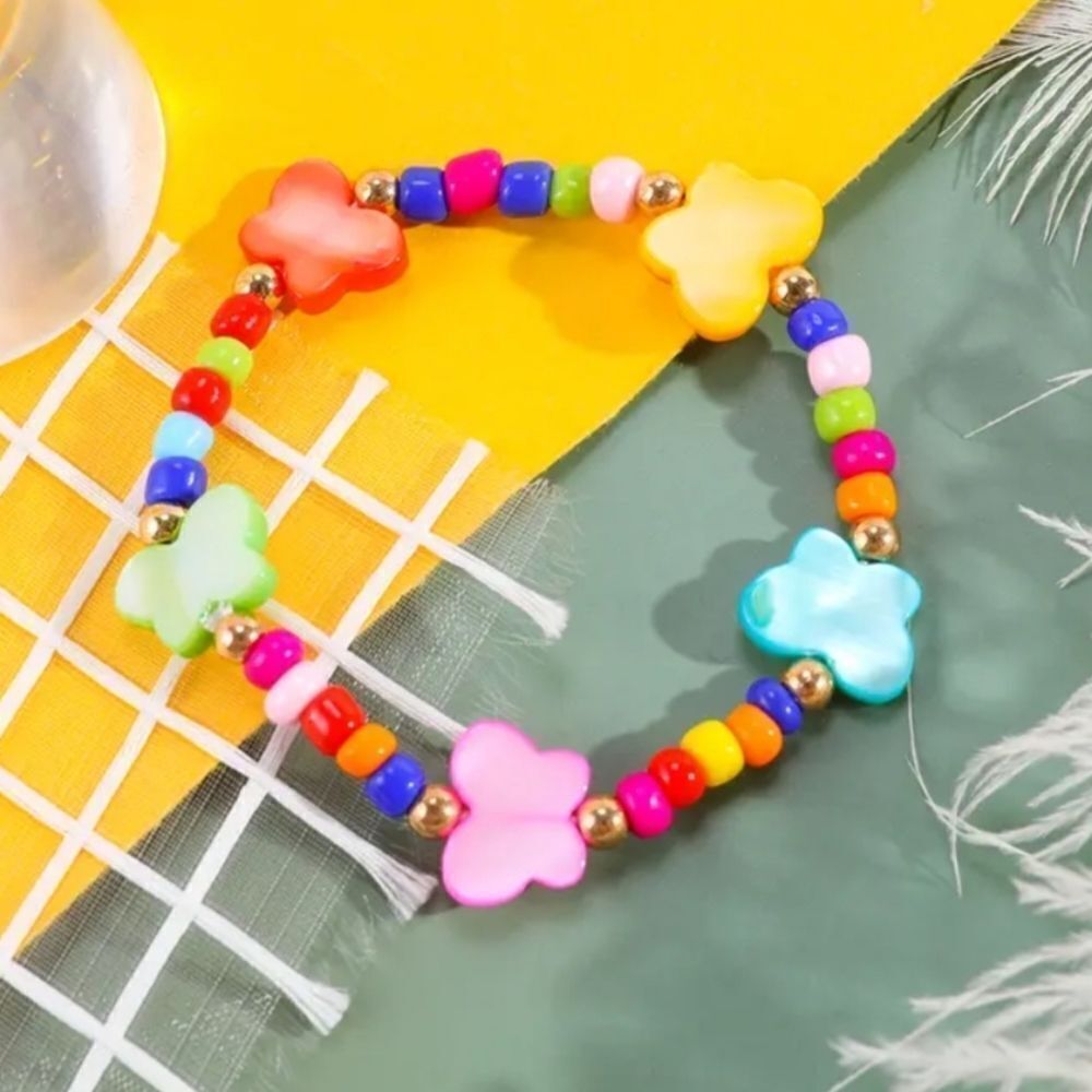 Girls Colorful  Butterfly Bracelet